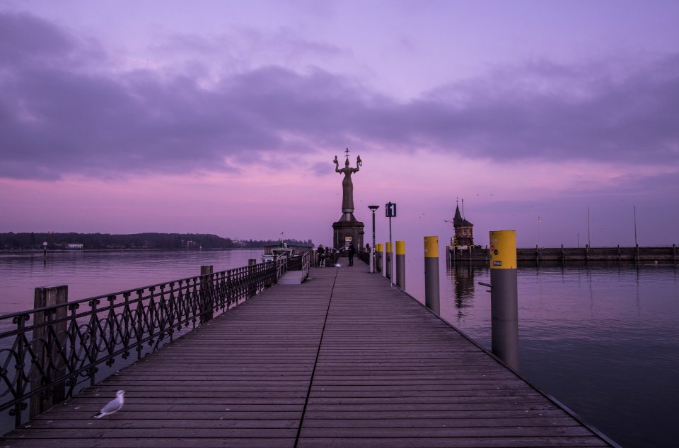 Pier Sea Sky Horizon