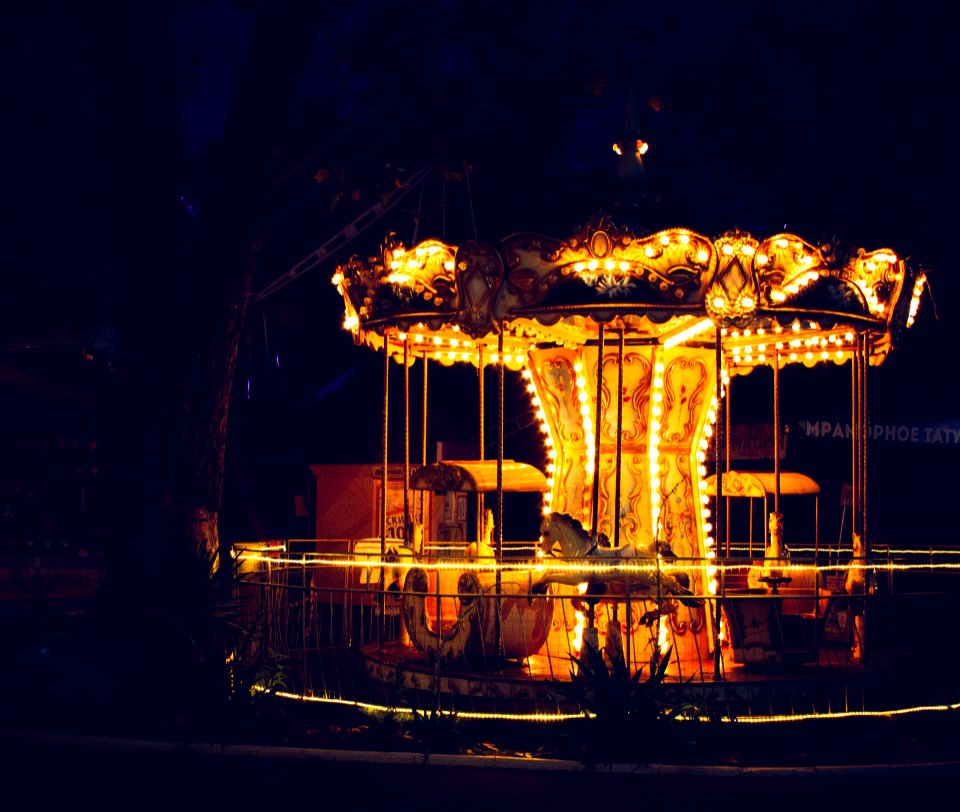 Carousel Dark Evening