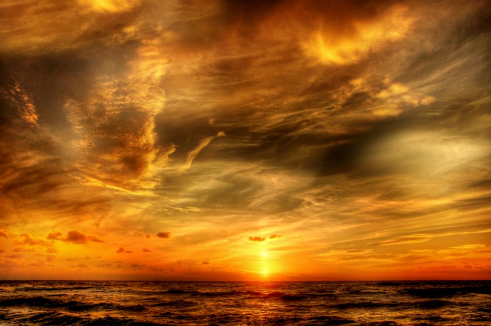 Sky Horizon Afterglow Sunset