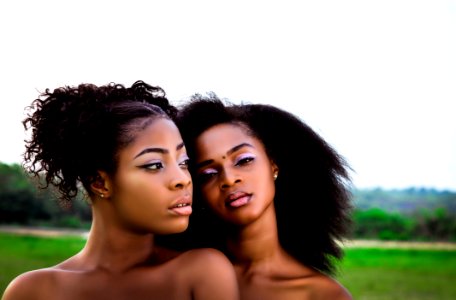 Beauty Lady Girl Black Hair