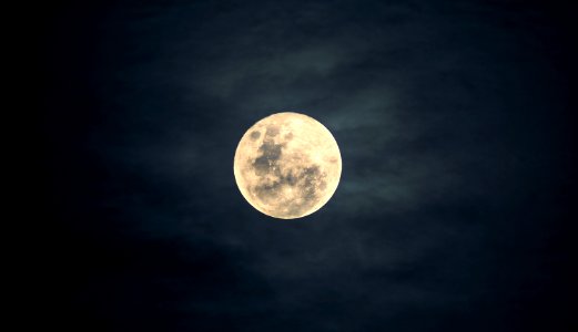 Sky Moon Atmosphere Full Moon