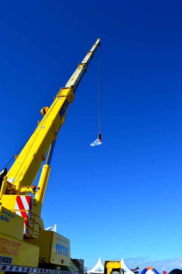 Sky Crane Construction Equipment Daytime