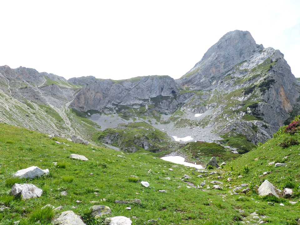 Maritime alps monte ciamoussè monte ciamousse