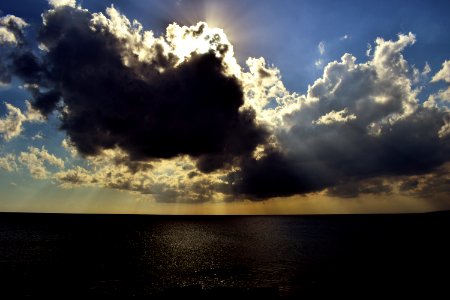 Sky Cloud Horizon Sea