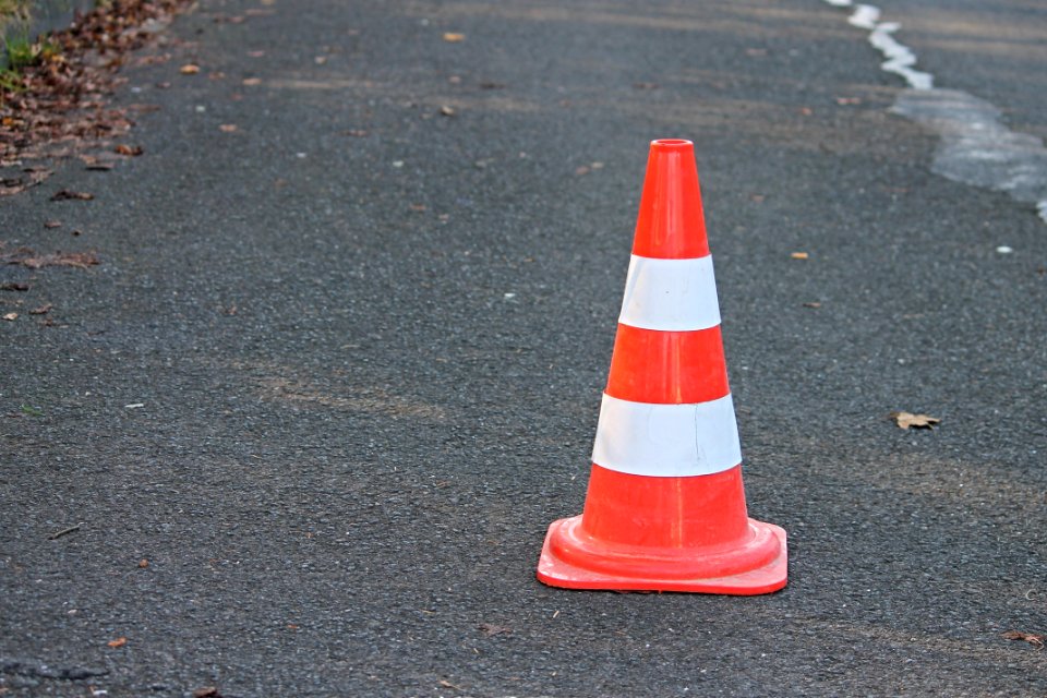 Cone Asphalt Road Surface