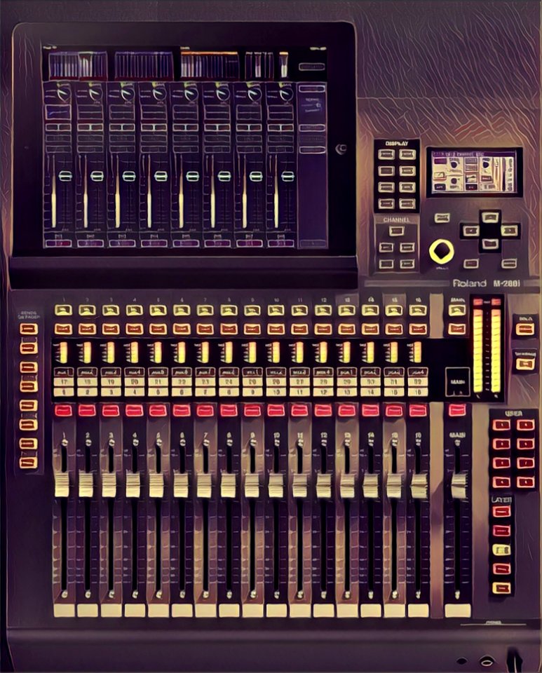 Sound Mixer Mixing Console Electronic Instrument Audio Equipment