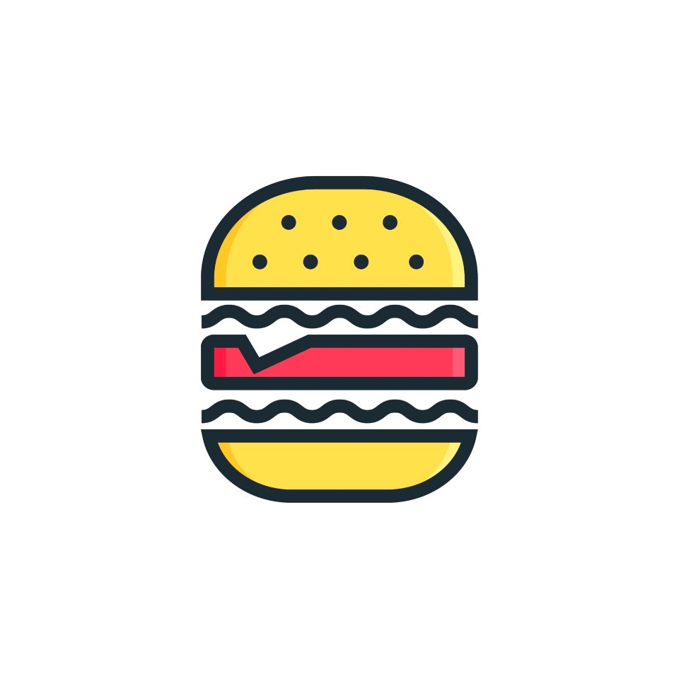 Yellow Smiley Icon Line