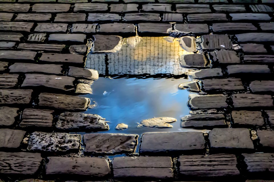 Water Reflection Wall Window