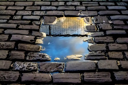 Water Reflection Wall Window