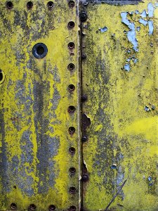 Green Yellow Wall Painting