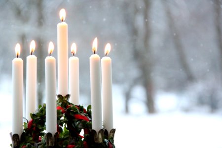 Candle Decor Wax Christmas Decoration