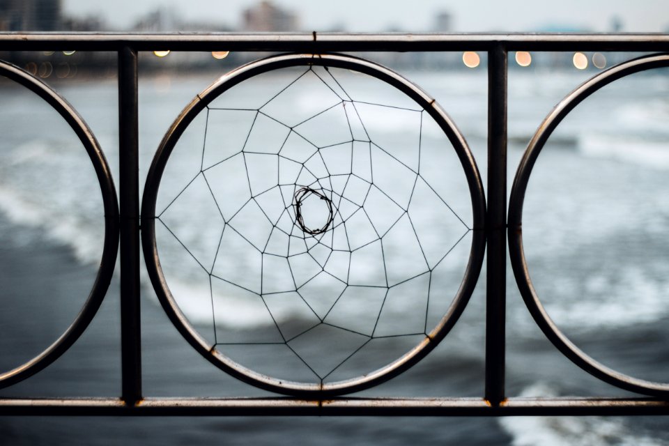 Close-up Photography Of Railing