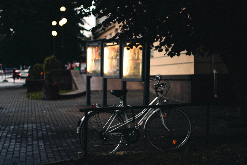 Silver Bicycle