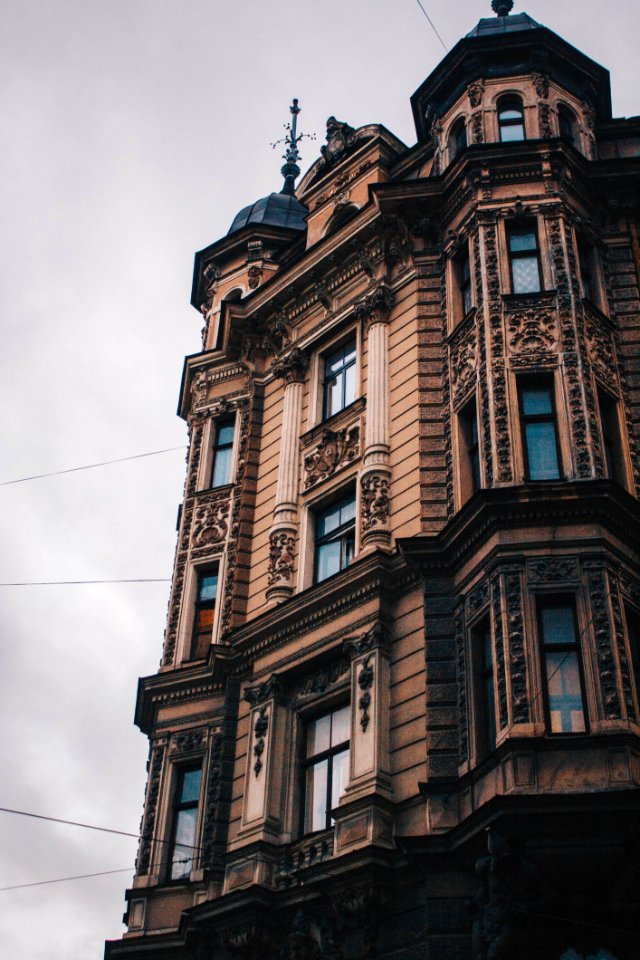 Brown Concrete Apartment Building photo