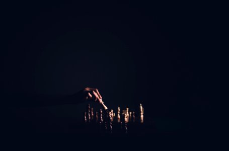 Person Holding Chess Piece