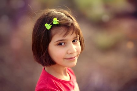 Beautiful Cheerful Child photo