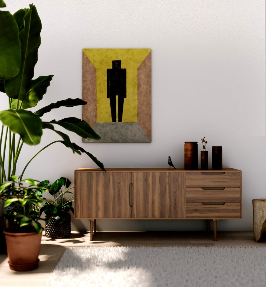 Brown Wooden Sideboard