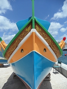 Colorful eye of osiris port