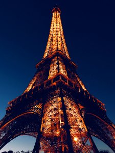 Low Angle Photo Of Eiffel Tower photo