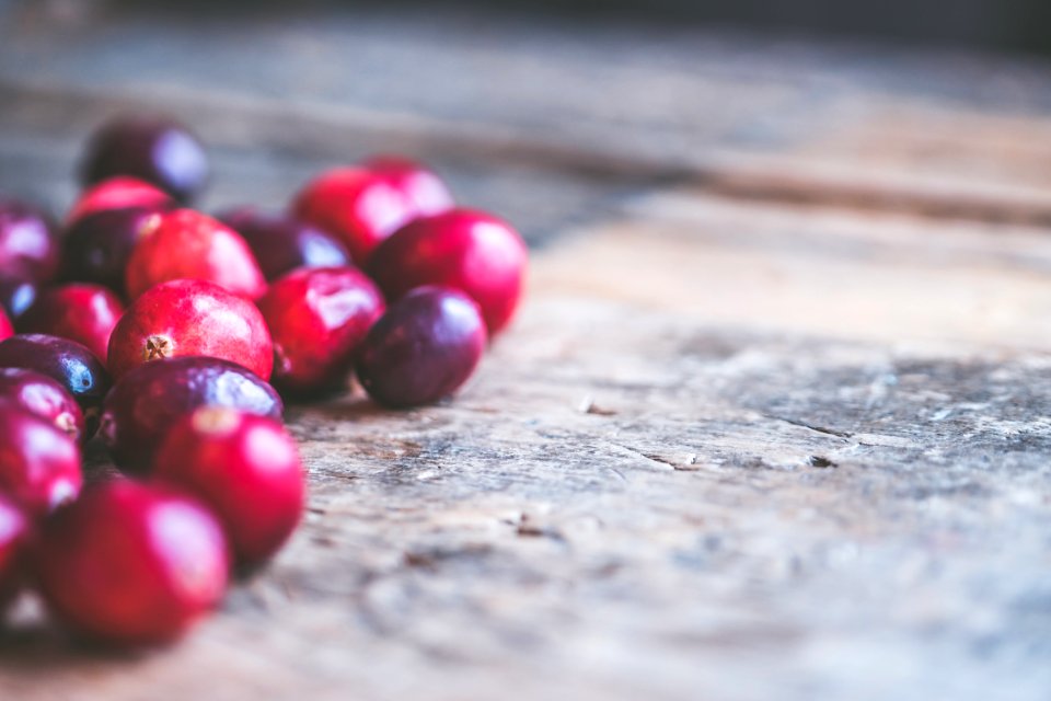 Close-up Photo Of Red Coffee Beans photo