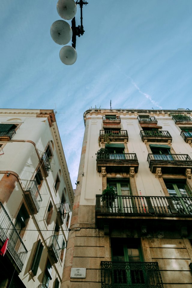 Low Angle Shot Of Apartment Buildings photo