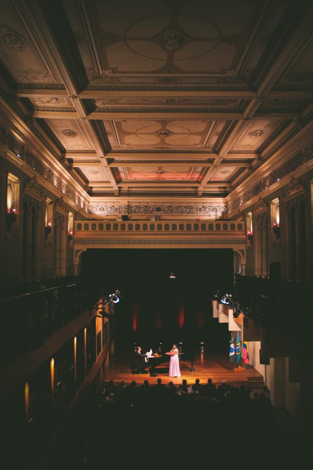 People Performing In Opera House