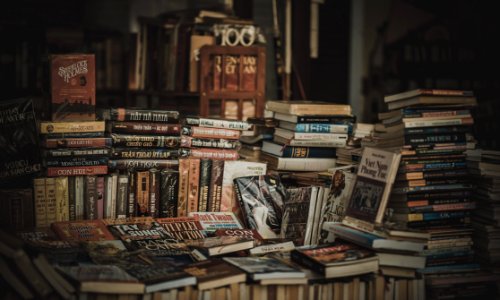 Pile Of Assorted Novel Books photo