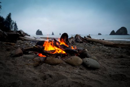 Ash Beach Bonfire