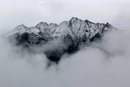 Landscape Photography Of Mountains Covered In Snow photo