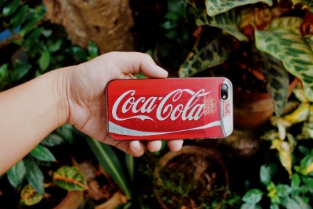 Red And White Coca-cola Smartphone Case photo