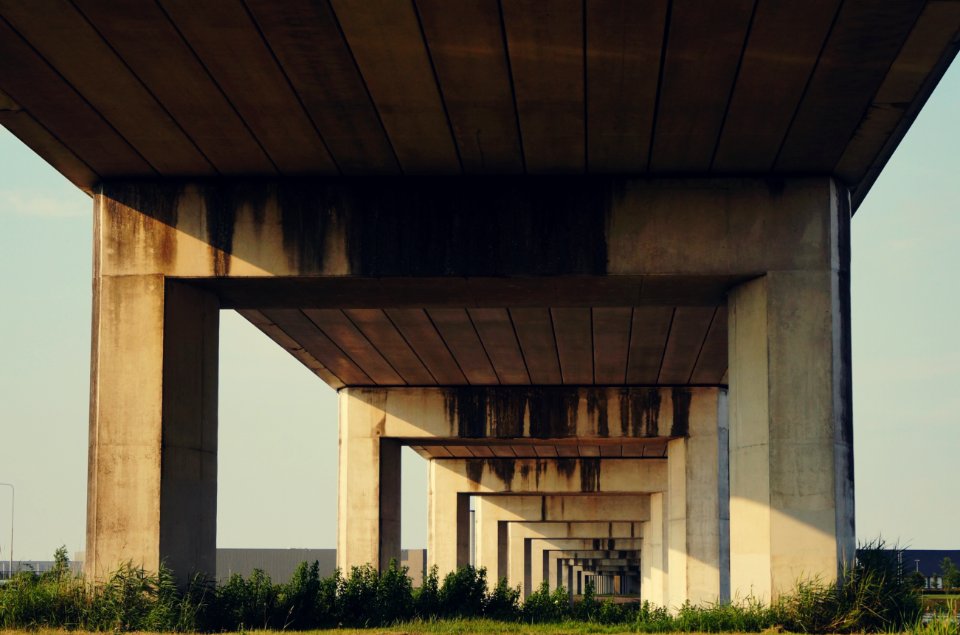 Architecture Bedrock Bridge Building