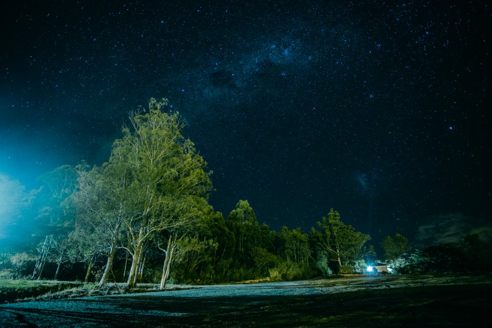 Backlit Clouds Constellation Dark