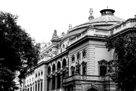 Administration Ancient Architecture Black-and-white