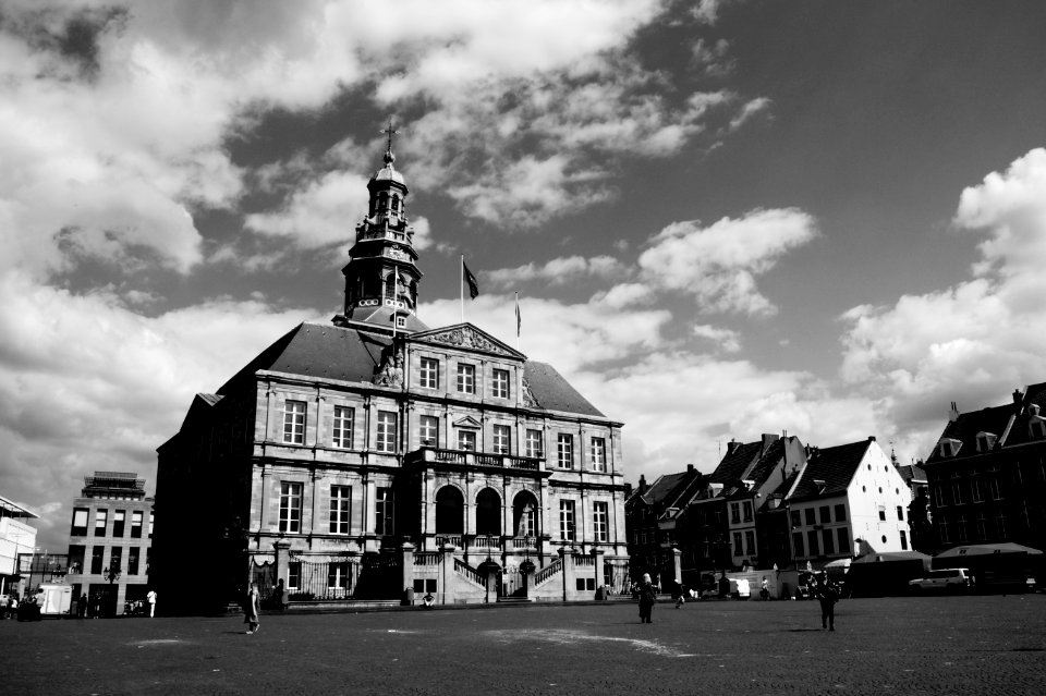 Architecture Black-and-white Buildings Castle