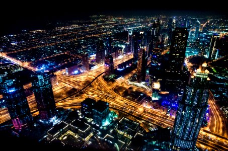 Timelapse Cityscape Photography During Night Time photo