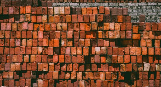 Brown Concrete Bricks photo