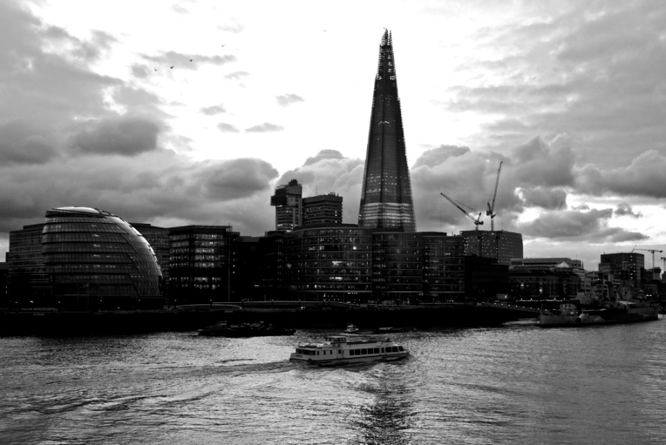 Architecture Black-and-white Boat