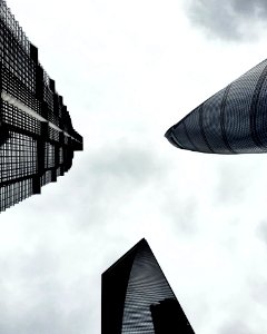 Low Angle Photo Of Three High-rise Buildings