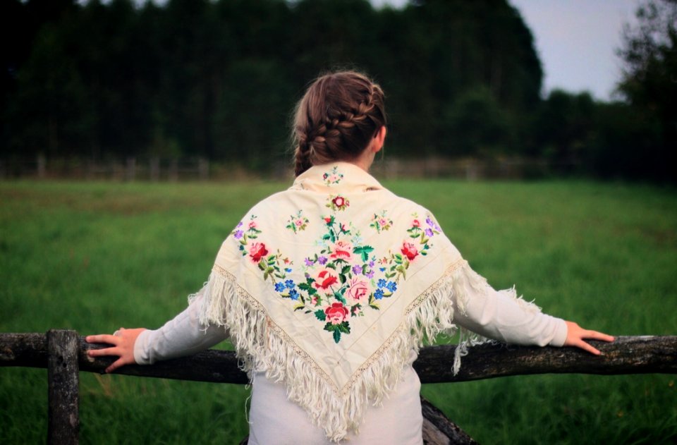 Photography Of A Woman With Brunette Braided Hair photo