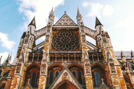 Low Angle Photography Of Beige And Brown Cathedral photo