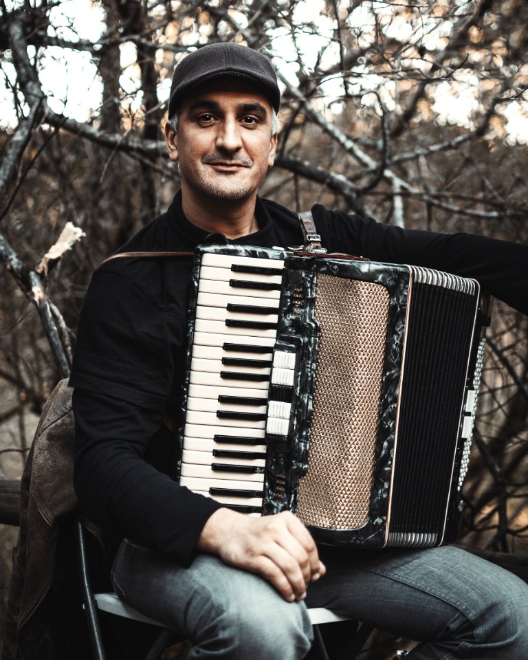 Man Playing Hammond Piano