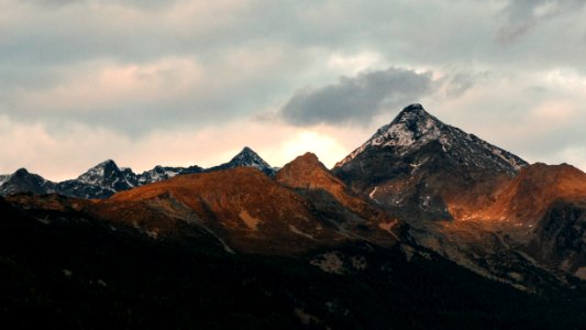 White And Black Mountain