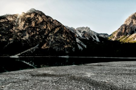 Snow Covered Mountaing photo