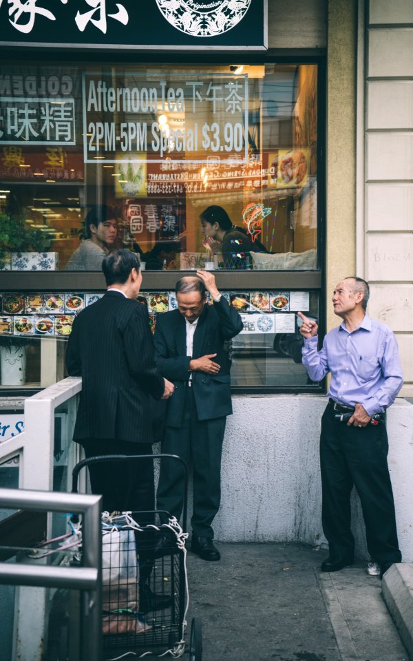 Adults Asian Business Chinatown