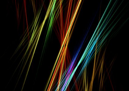 Light Close Up Feather Line