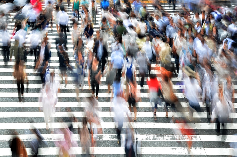 Movement hectic osaka
