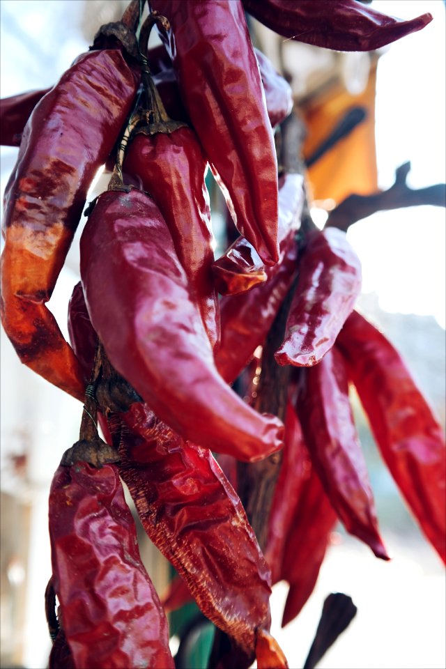 Cayenne Chillies Close -up