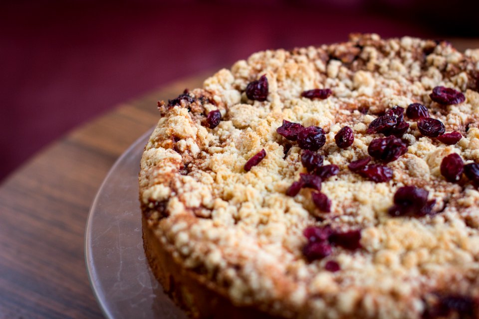 Baked Berries Blur Cake