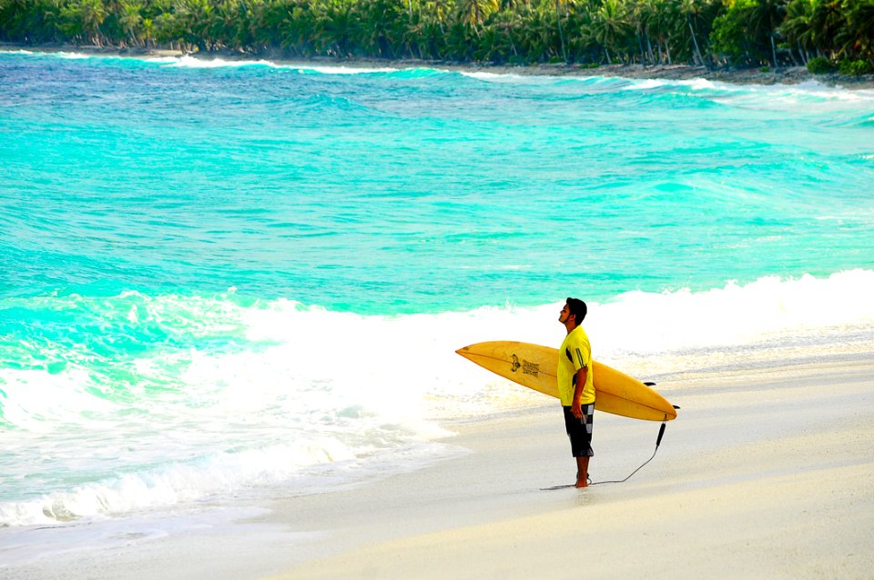 Action Beach Carribean Daylight