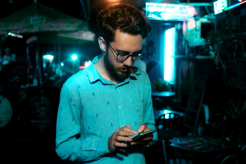 Cellphone Electronics Man Mobile